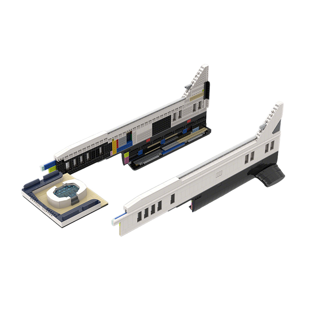 The Majestic Mega-Yacht Block Model: Deck 1 Bow Module – An Epic 1/38 Scale Building Project