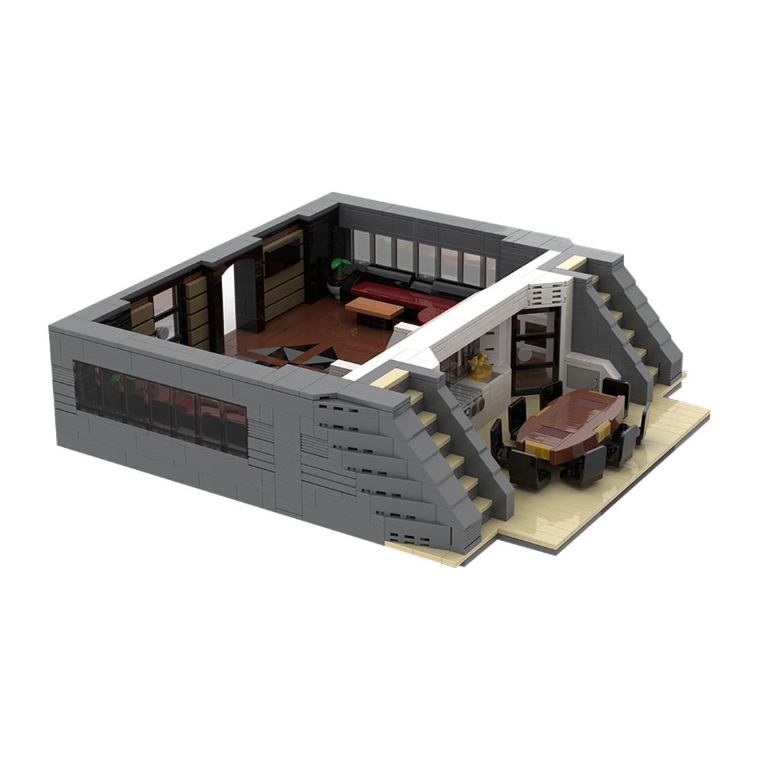 The Majestic Mega-Yacht Block Model: Deck 1 Bow Module – An Epic 1/38 Scale Building Project