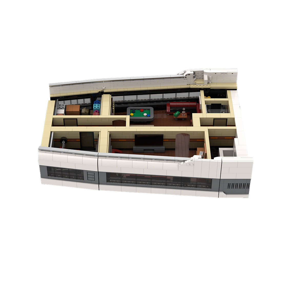 The Majestic Mega-Yacht Block Model: Deck 1 Bow Module – An Epic 1/38 Scale Building Project