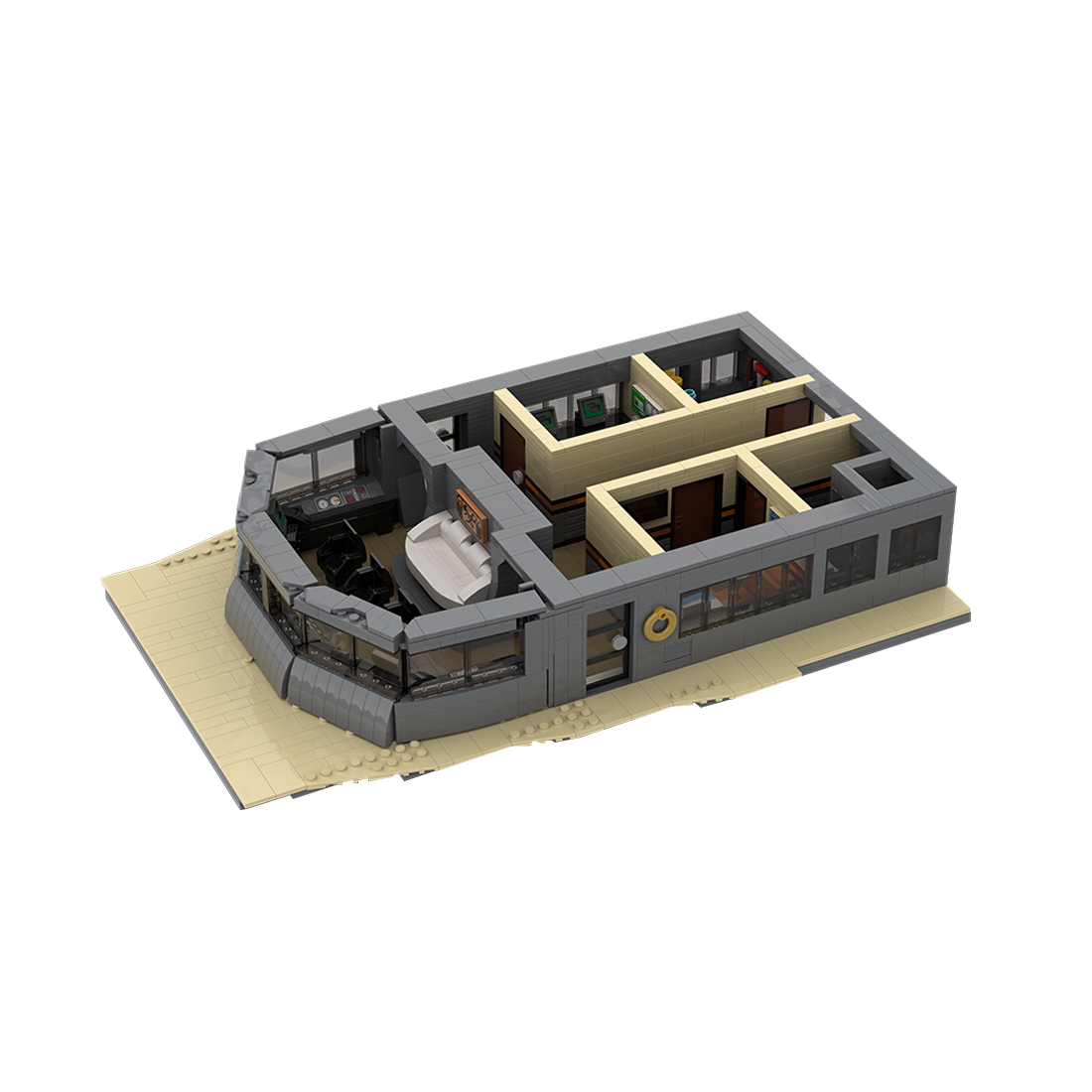 The Majestic Mega-Yacht Block Model: Deck 1 Bow Module – An Epic 1/38 Scale Building Project