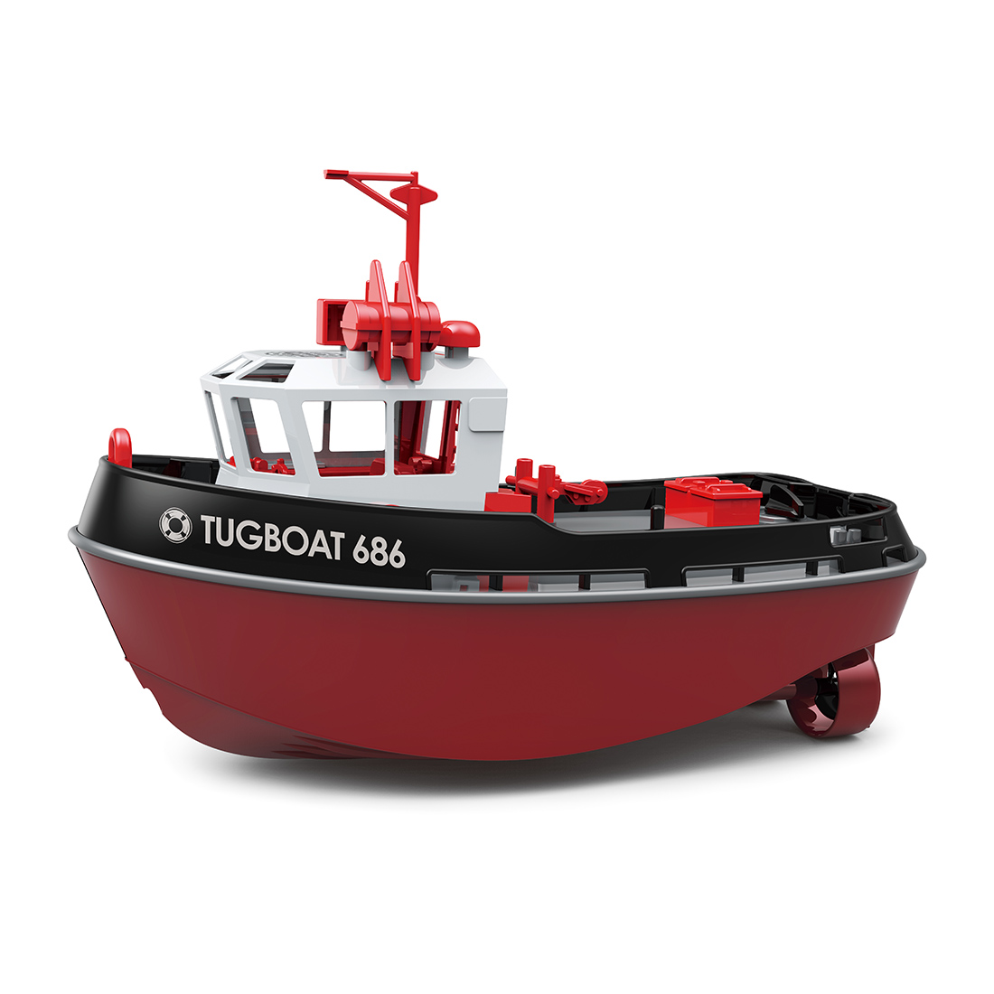 1/72 2.4Ghz RC Electric Tugboat Model (RTR Version/Yellow)