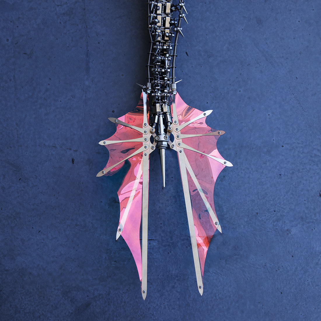 3D Metal Bloodthirsty Aurora Dragon Assembly Model Kit (3000+PCS)