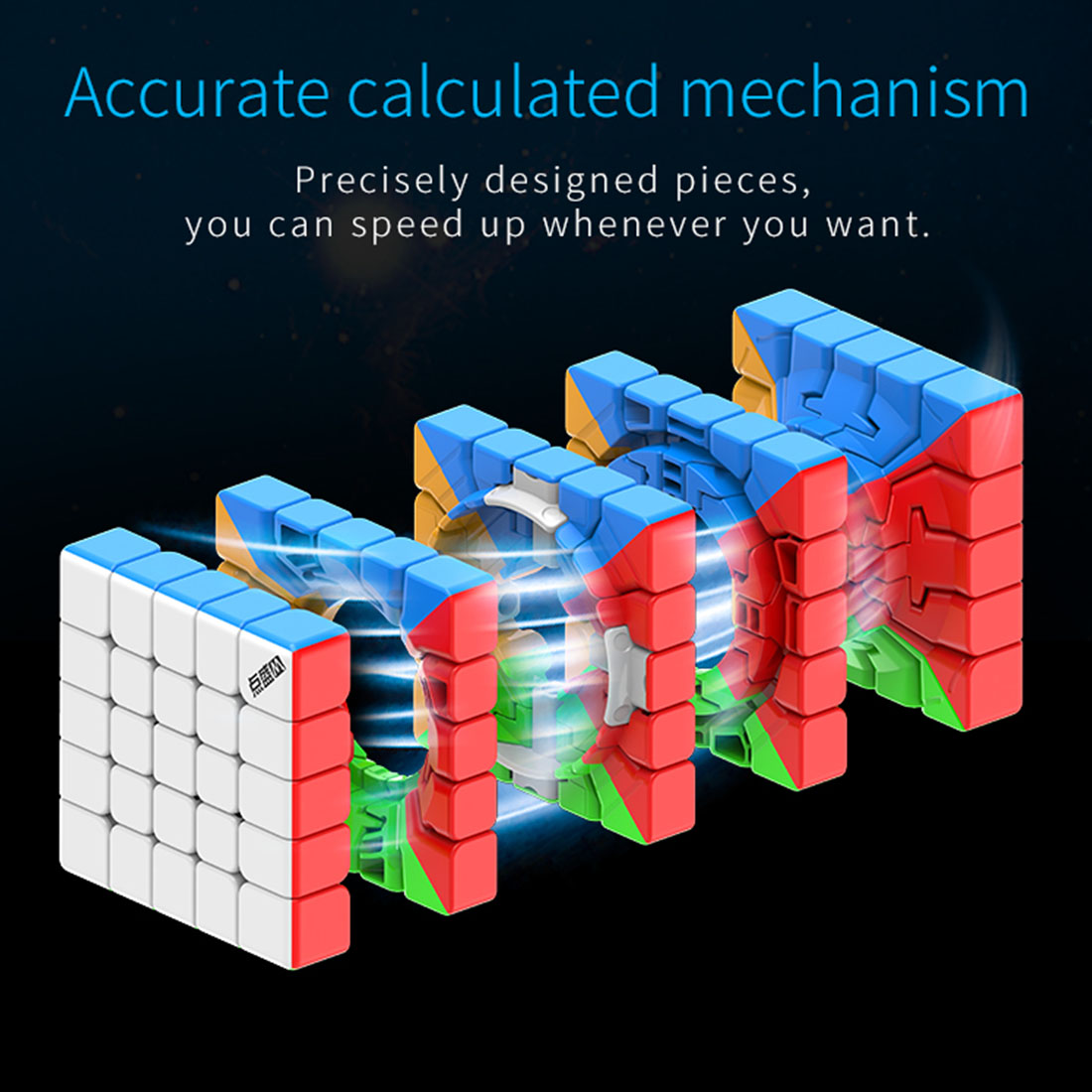 Diansheng Solar 2M Magnetic 5x5 Cube (UV-coated Version)