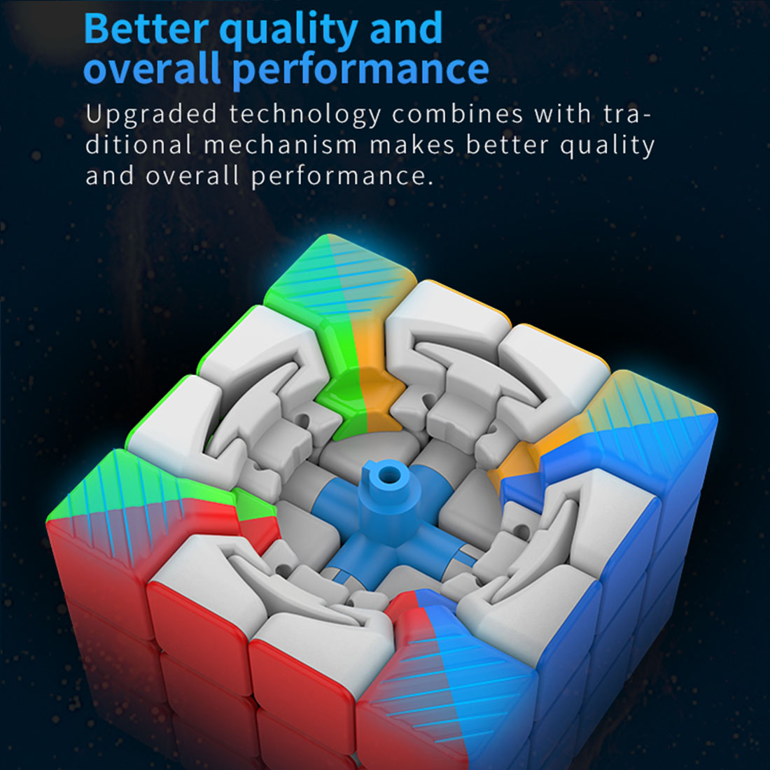 Diansheng Solar 2M Magnetic 4x4 Cube (UV-coated Version)