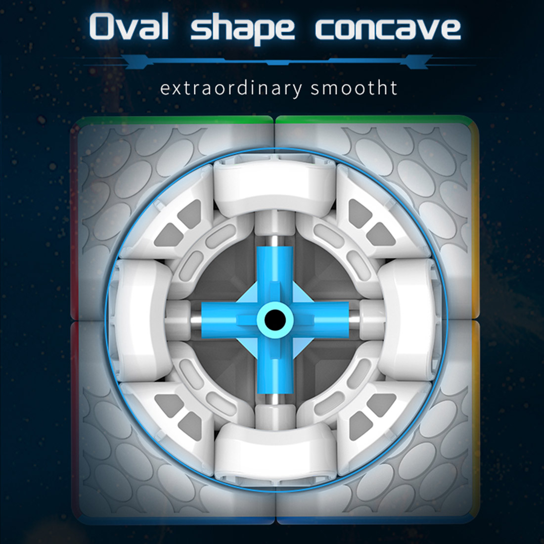 Diansheng Solar 2M Magnetic 2x2 Cube (UV-coated Version)