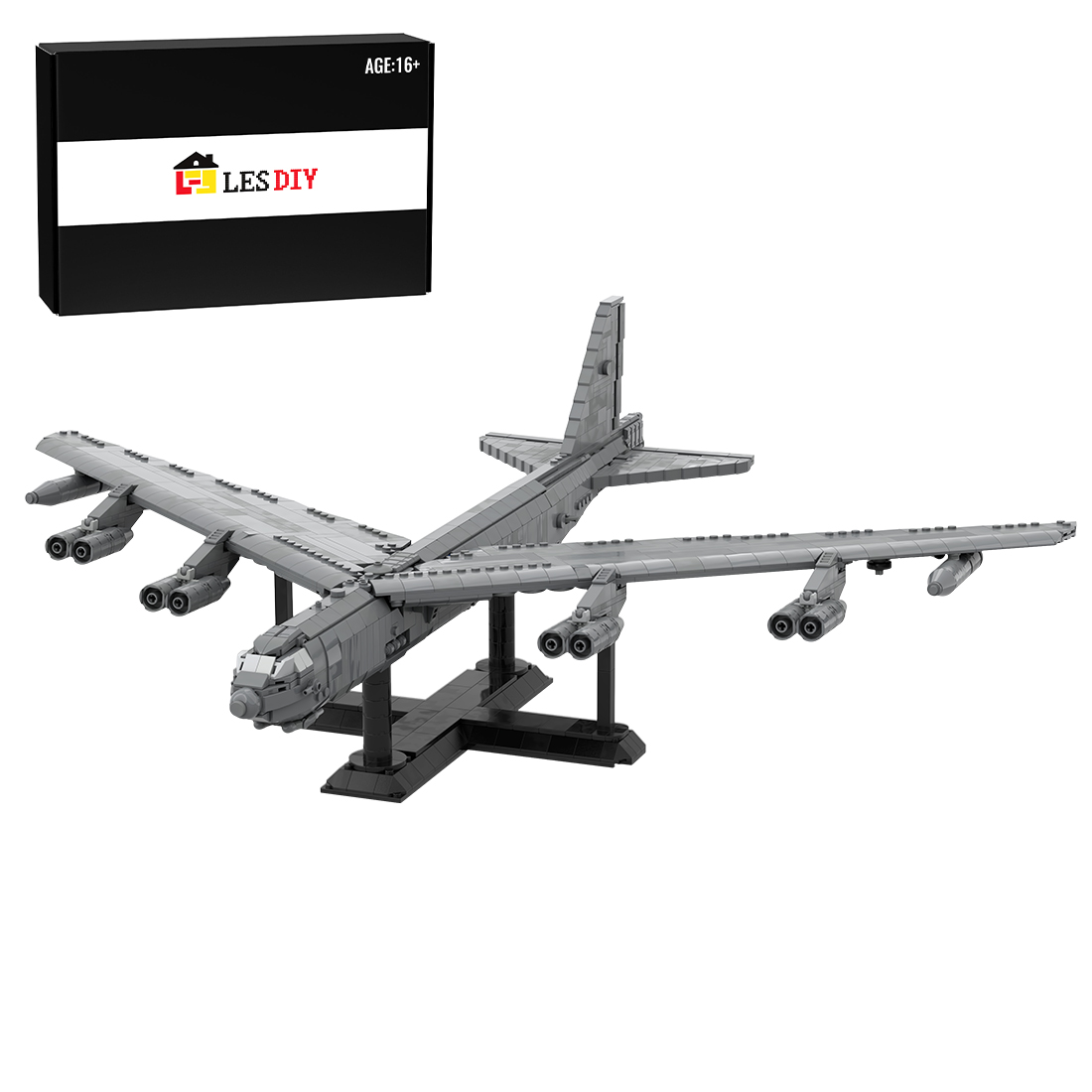 B-52 Stratofortress Strategic Bomber Model Building Blocks Set (1722PCS)