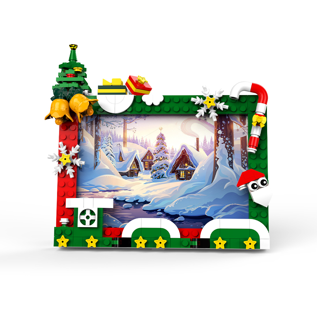 Christmas Photo Frame Model Assembly Toy Building Blocks Set (207PCS)