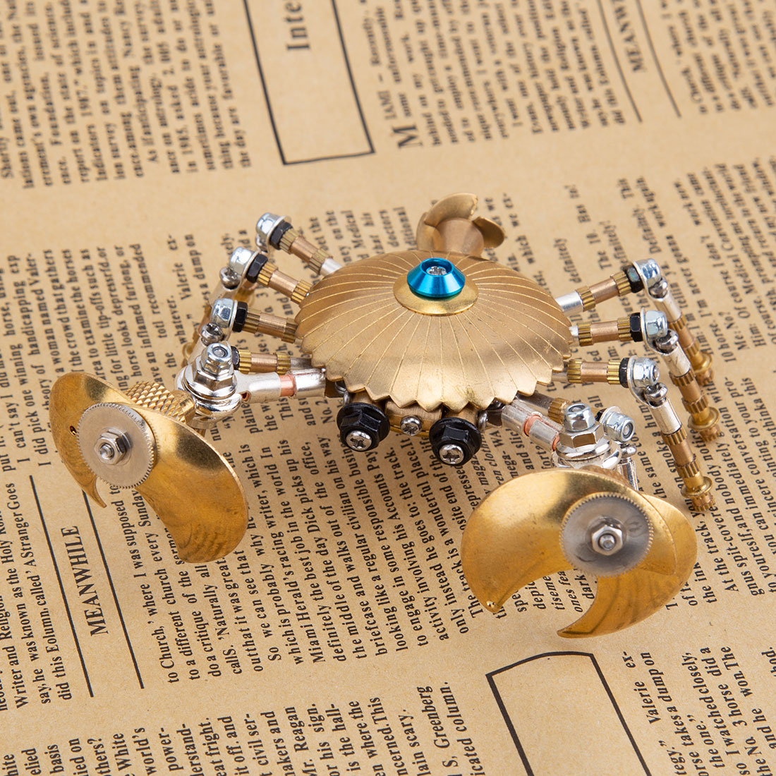 DIY 7-in-1 Mini Steampunk Marine Organisms Set 3D Metal Assembly Model Kit Toys&Gifts for Christmas (700+PCS)