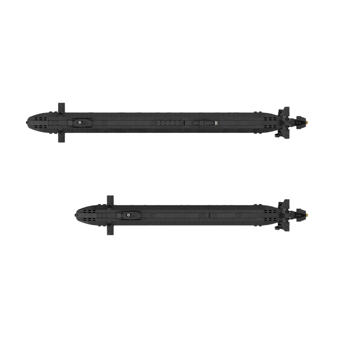 MOC-157724 VIRGINIA CLASS Submarine - 1/300 Scale Modern Military Model Building Blocks Set (465PCS)