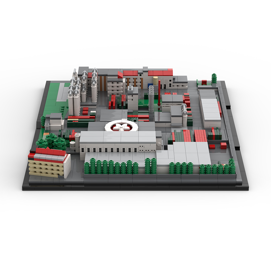 MOC-184323 Germany Sternberg Brewery Beer Paradise Architecture DIY Assembly Toy Building Block Set (2049PCS)