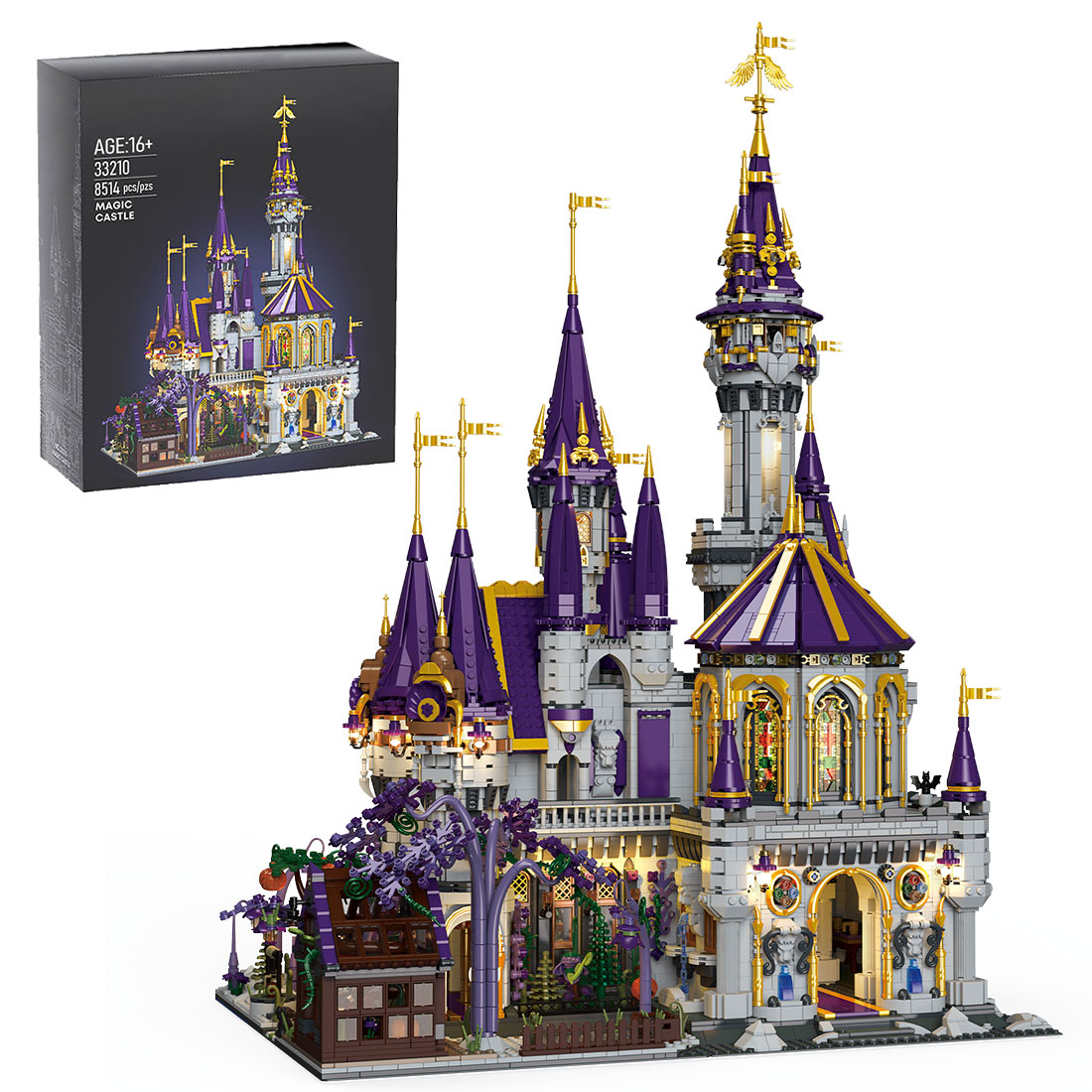 Magic Castle Assembly Toy Building Blocks Set（8514PCS）