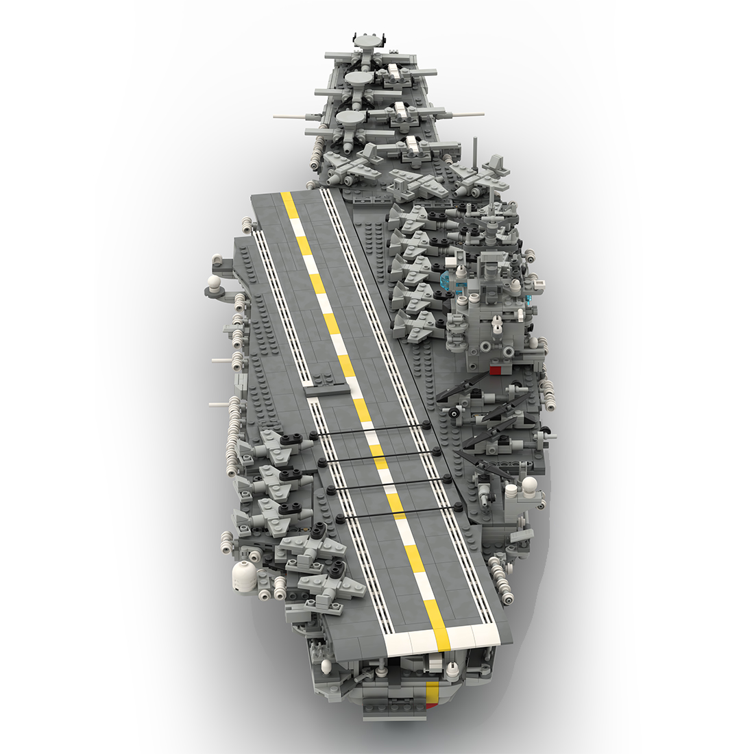 1/350 MOC UCS USS Enterprise CVN-65 Nuclear-powered Aircraft Carrier Military Model Building Blocks Set (48941PCS)