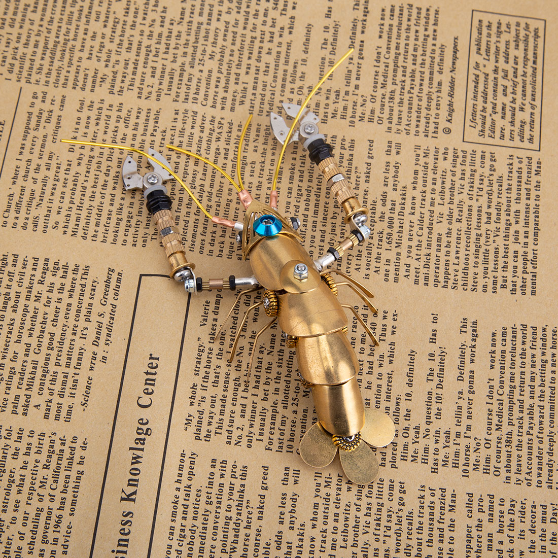 DIY 7-in-1 Mini Steampunk Marine Organisms Set 3D Metal Assembly Model Kit Toys&Gifts for Christmas (700+PCS)