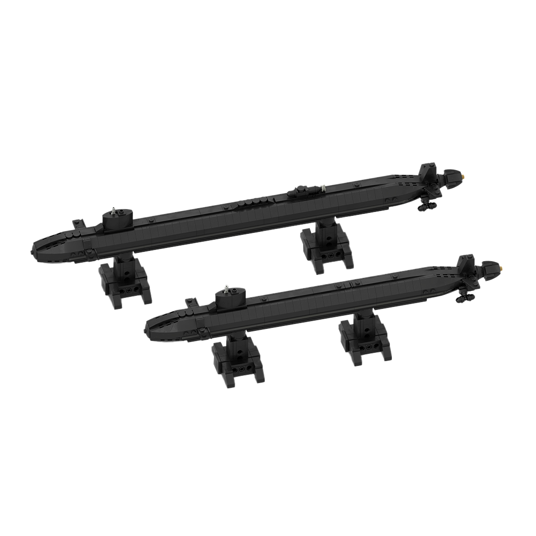 MOC-157724 VIRGINIA CLASS Submarine - 1/300 Scale Modern Military Model Building Blocks Set (465PCS)