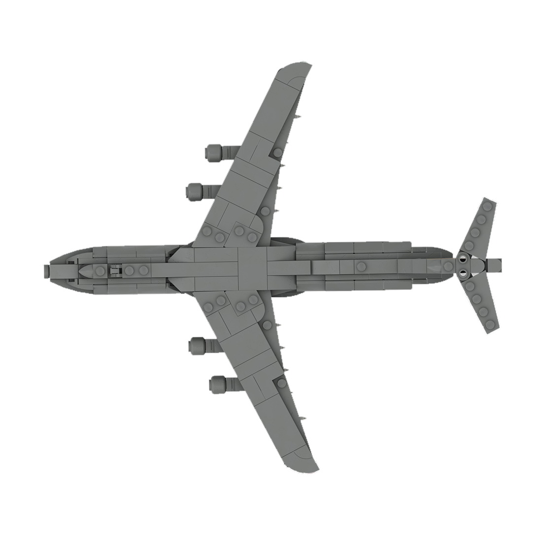  MOC-163191 C-5 GALAXY | Cargo - 1/300 Scale Active US Military Transport Aircraft Model Building Blocks Set (367PCS)