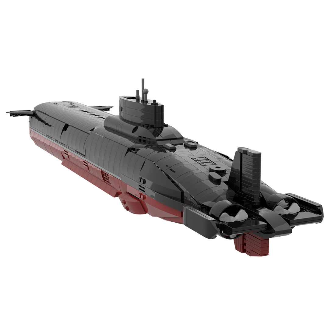 MOC-193085 1/260 Scale Typhoon-Class Nuclear Submarine Building Blocks Set (2886PCS)