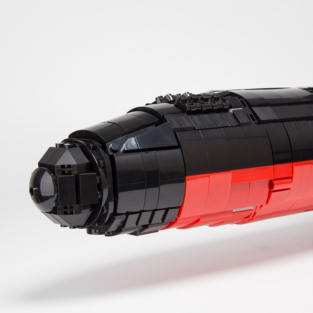 Mocsage 1/125 UCC Los Angeles-class Military Nuclear Submarine Model Building Blocks Set (2988PCS)