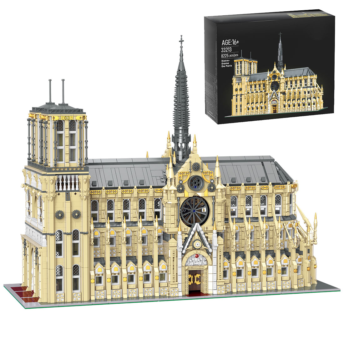 Notre-Dame Cathedral Assembly Toy Building Blocks Set（8225PCS）