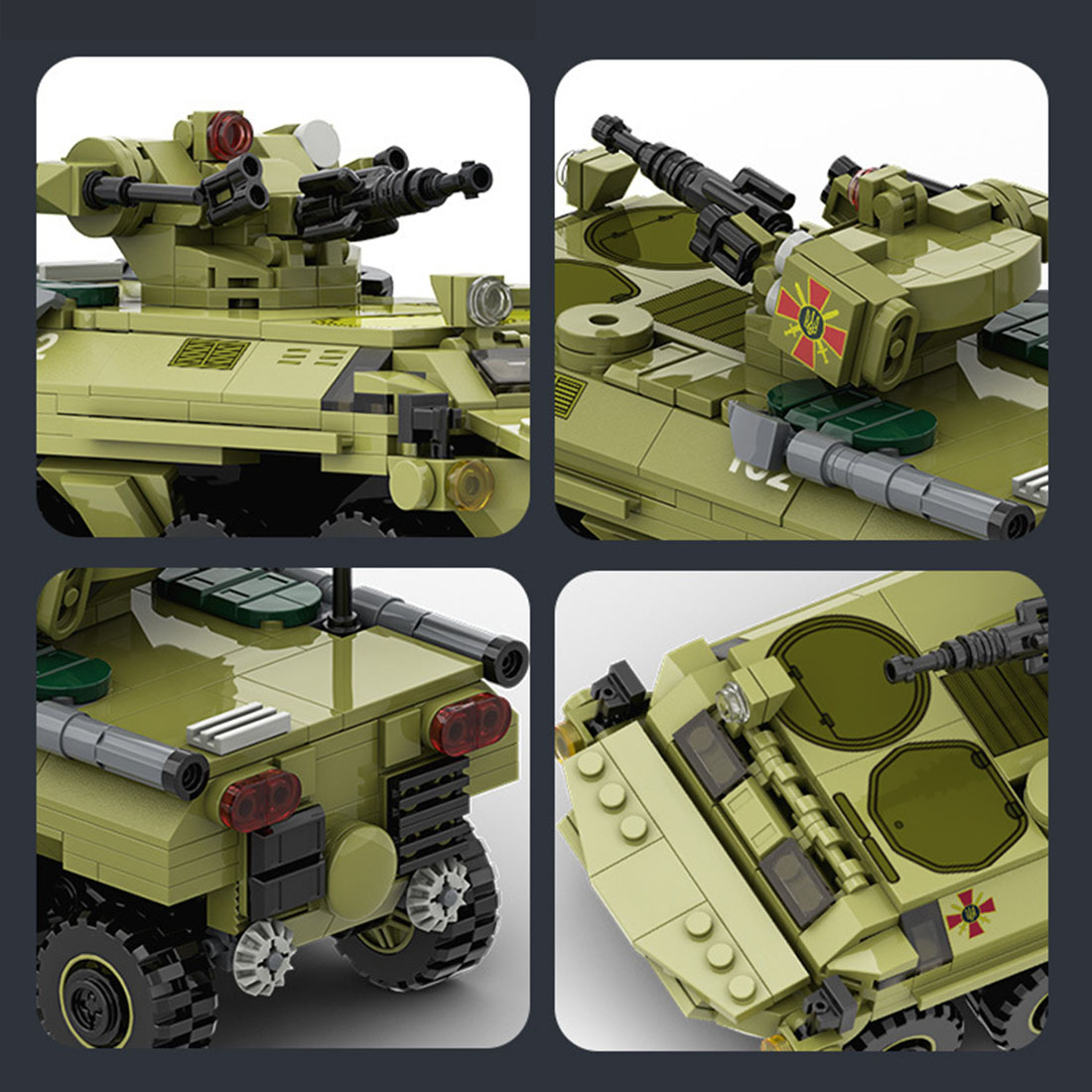 BTR-4 Infantry Fighting Vehicle MOC Model Building Blocks Set (379PCS)