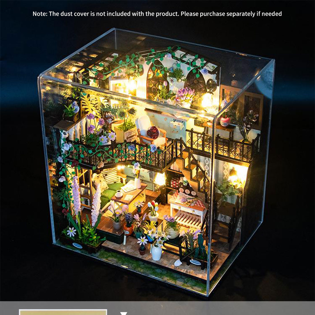 1:24 Double-Decker Darcy Flower House Miniature Architectural Model Kit