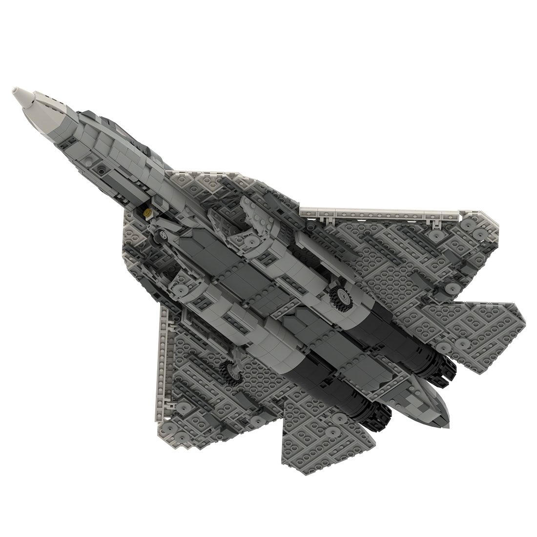 MOC-125117 Sukhoi SU-57 Felon Military Building Blocks Set(1907PCS)