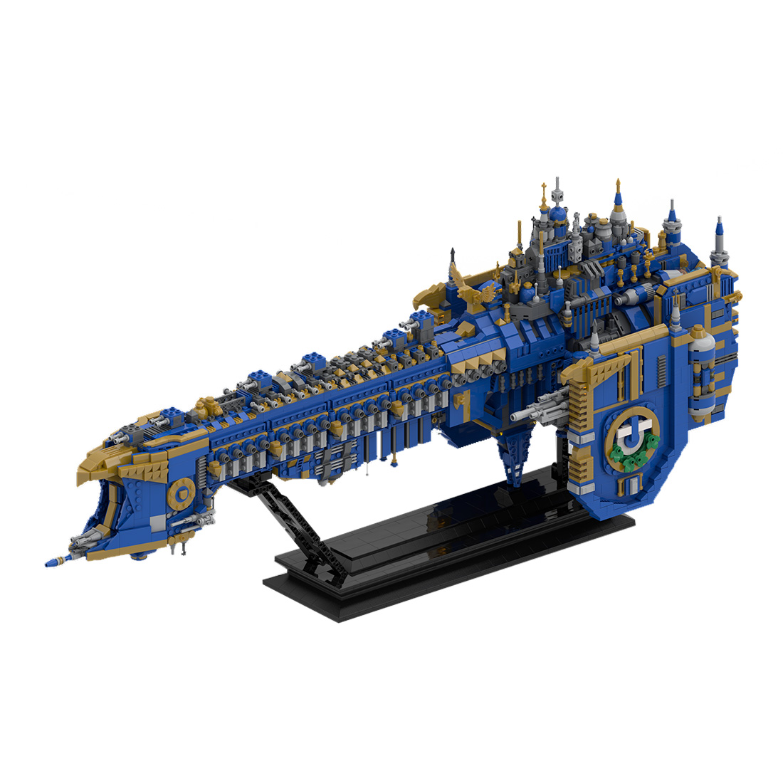 MOC-160650 Macragge's Honou Spaceship Sci-Fi DIY Assembly Building Blocks Set (4910PCS)