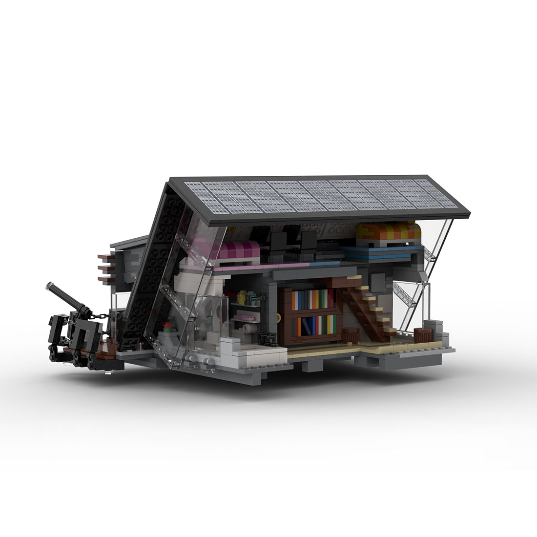 Modern Jungle Villa Street Scene Building Blocks Set (3700PCS)