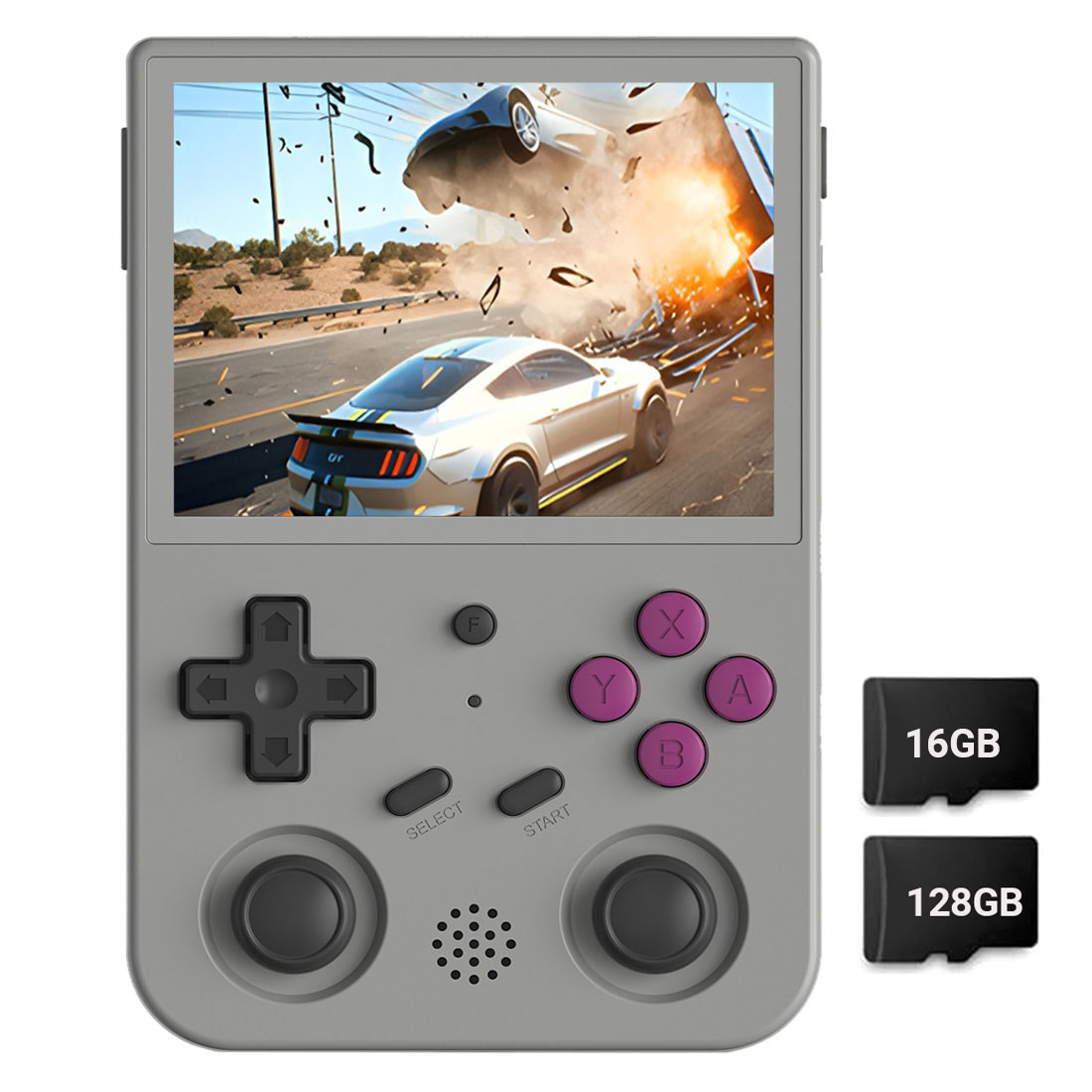RG353V 3.5-Inch 16G+64G/128G/256G Handheld Game Console Built-in 15000/25000/34000+ Games