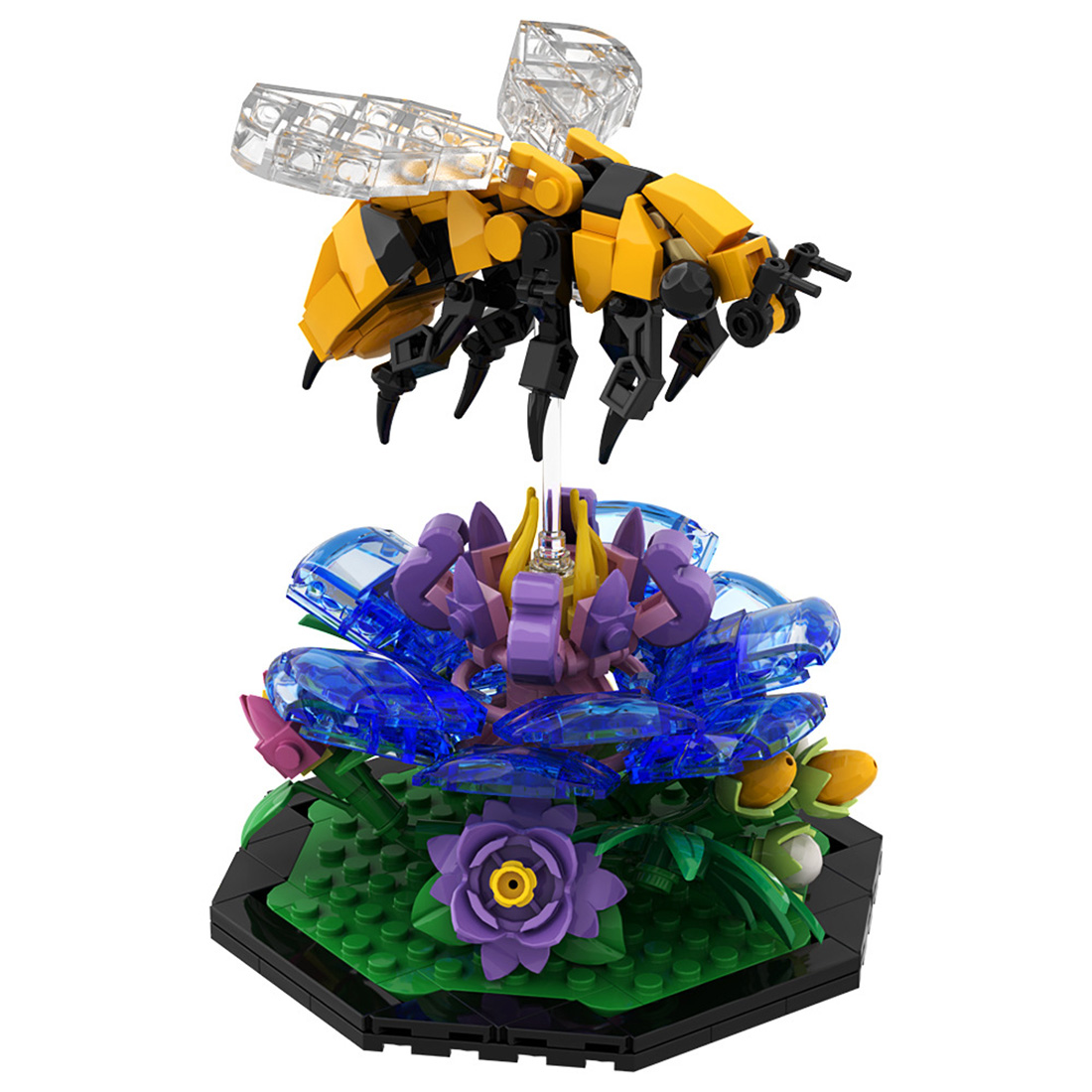 Insect Series - Bee Assembly Model Building Blocks Set Creative Ornament