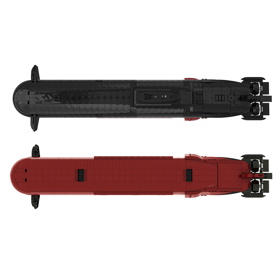 MOC-193085 1/260 Scale Typhoon-Class Nuclear Submarine Building Blocks Set (2886PCS)