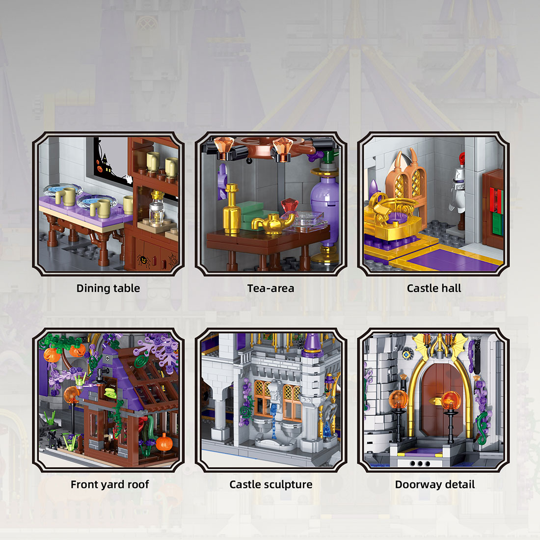 Magic Castle Assembly Toy Building Blocks Set（8514PCS）