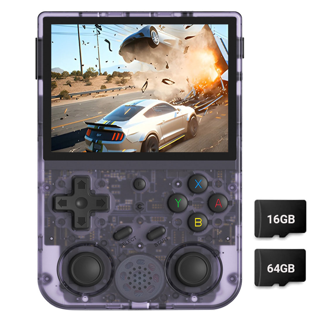RG353V 3.5-Inch 16G+64G/128G/256G Handheld Game Console Built-in 15000/25000/34000+ Games