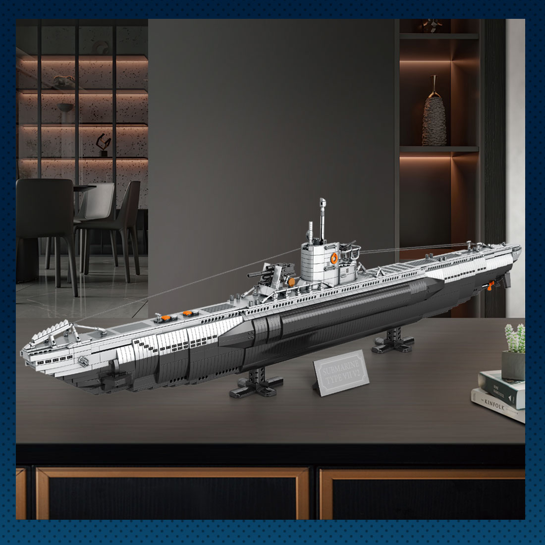 Mocsage U-boat Assembly Toy Building Blocks Set (3987PCS)