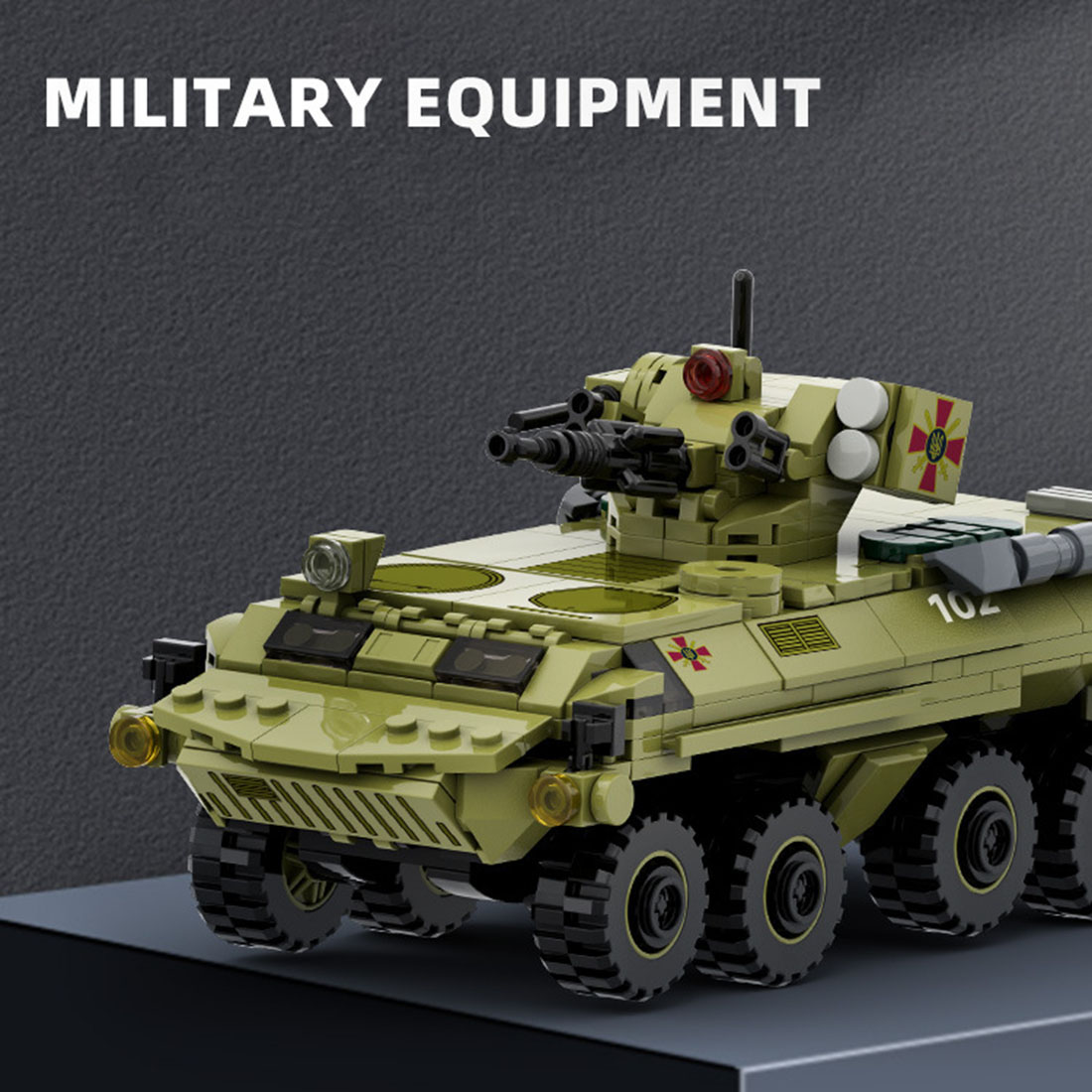 BTR-4 Infantry Fighting Vehicle MOC Model Building Blocks Set (379PCS)