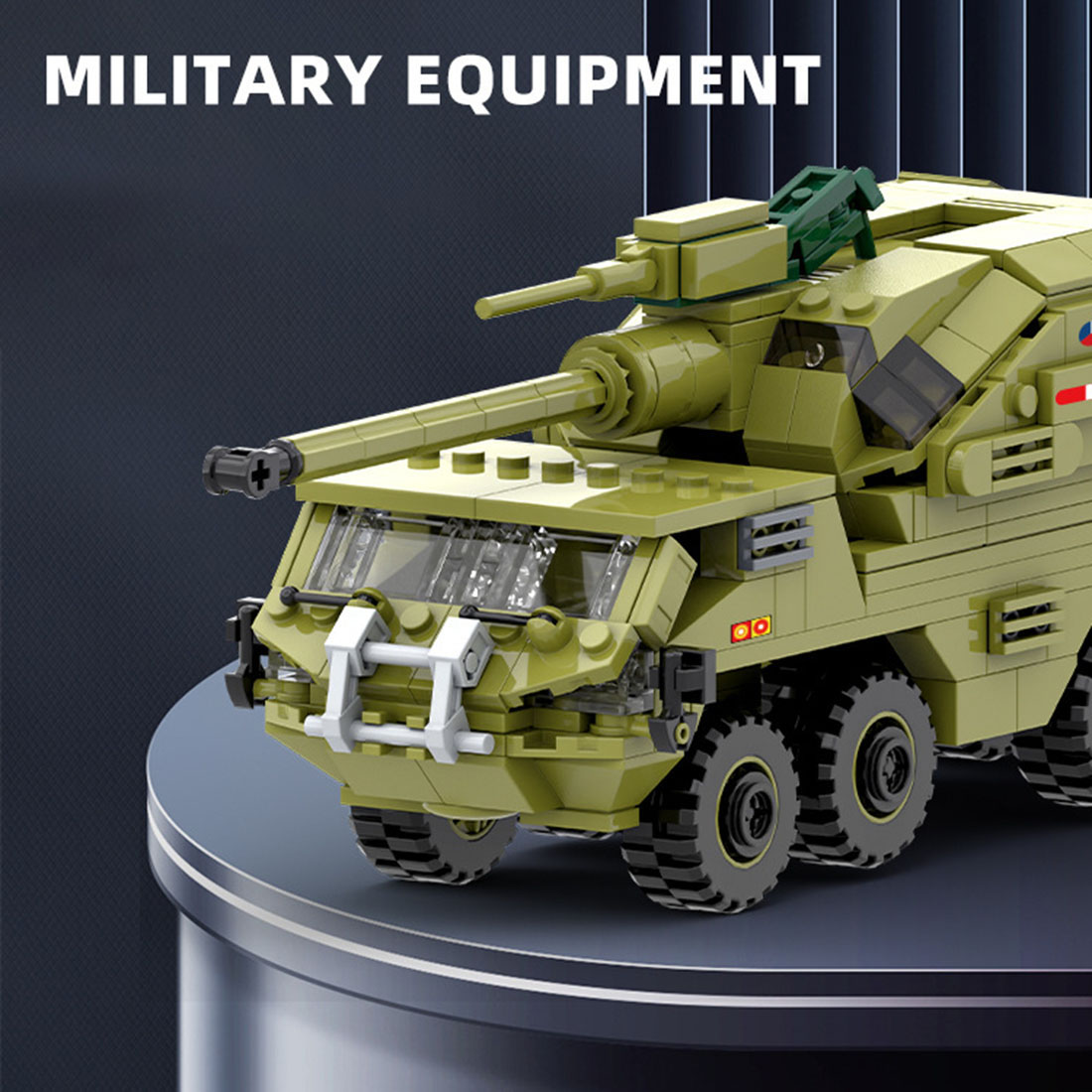 M2 Self-Propelled Artillery MOC Model DIY Assembly Building Blocks Set (425PCS)