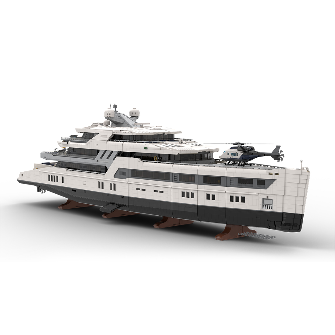 The Majestic Mega-Yacht Block Model: Deck 1 Bow Module – An Epic 1/38 Scale Building Project