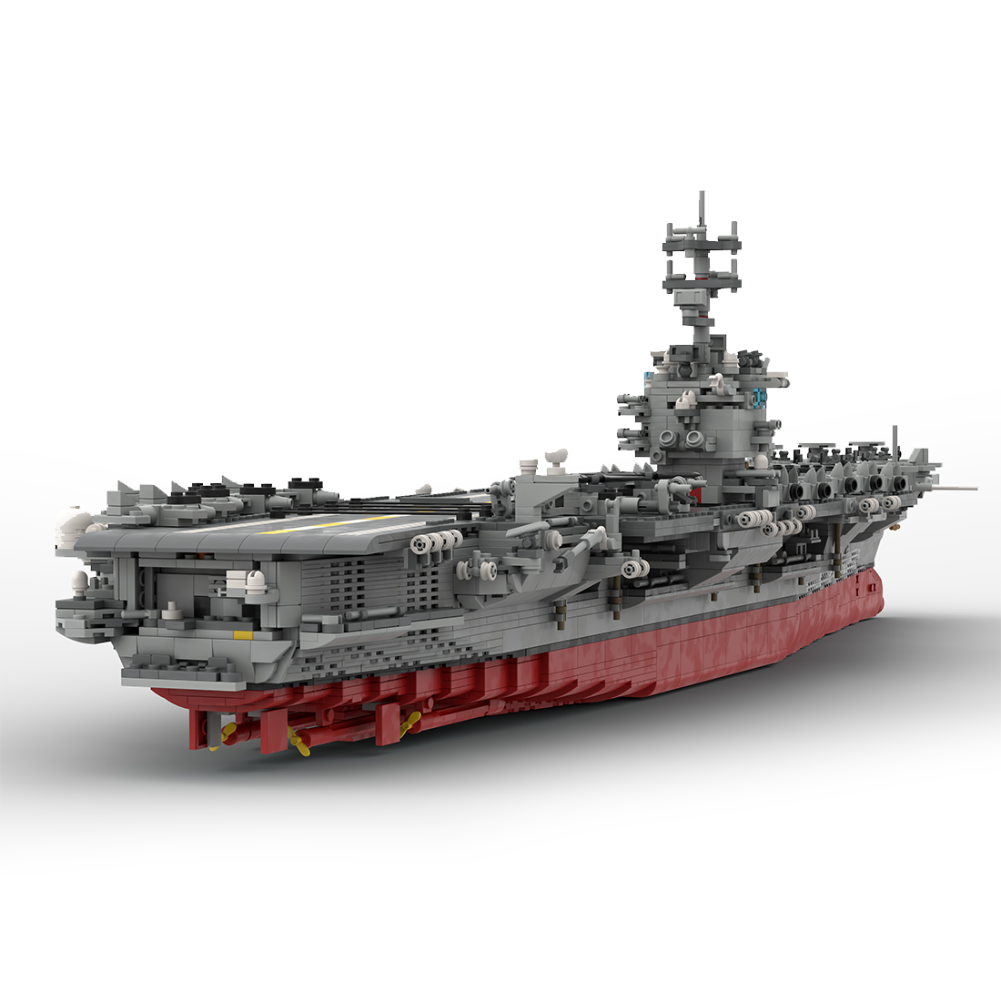 1/350 MOC UCS USS Enterprise CVN-65 Nuclear-powered Aircraft Carrier Military Model Building Blocks Set (48941PCS)