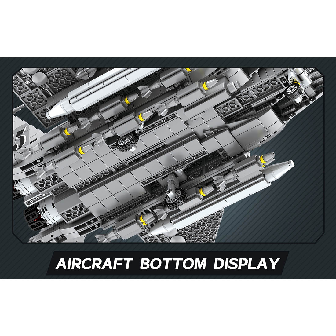 F-15E Eagle Fighter Jet Military MOC Model Building Blocks Set (2216PCS)