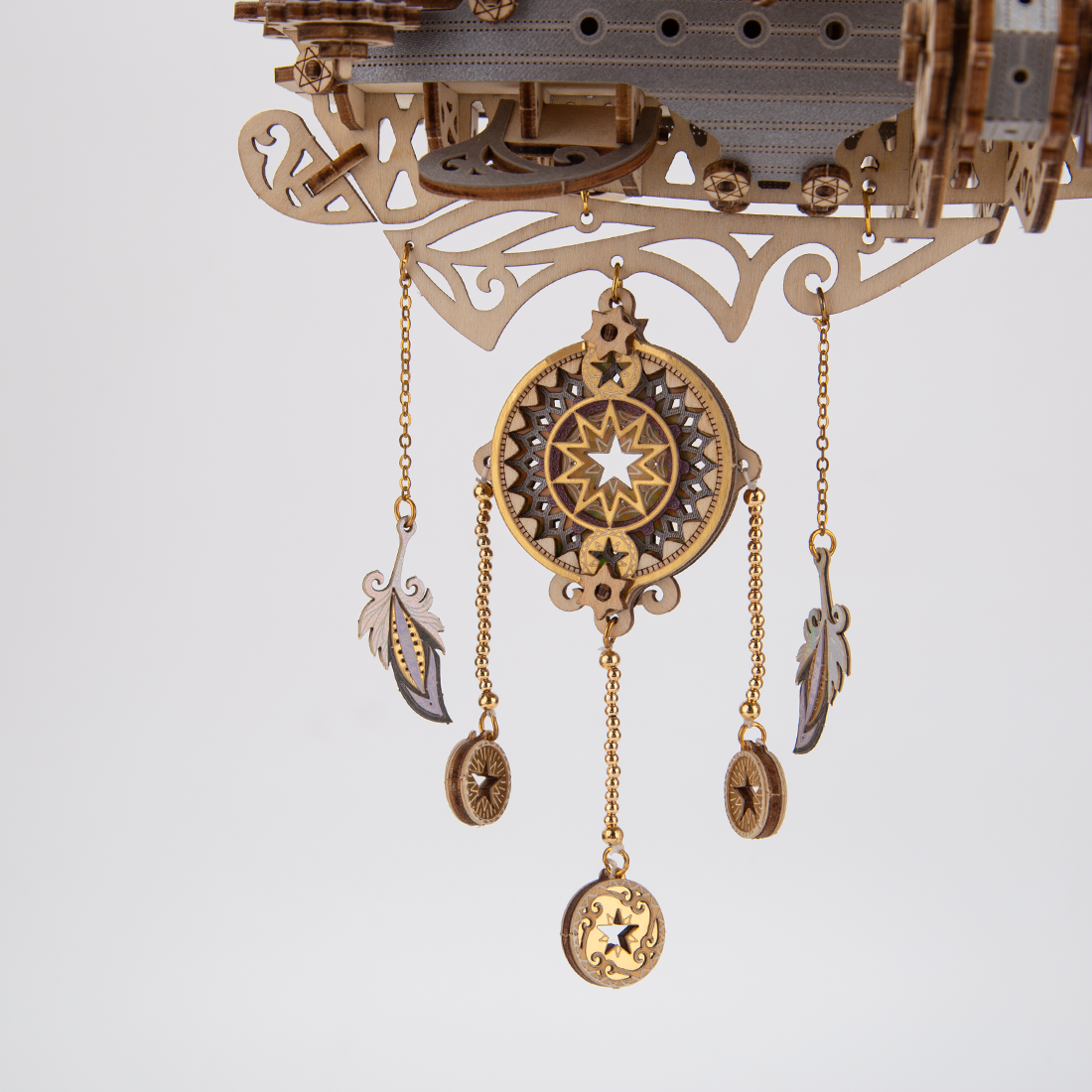 Steampunk Wooden Flyship DIY 3D Flyship Puzzle Model Exquisite Gift (Kit Version)