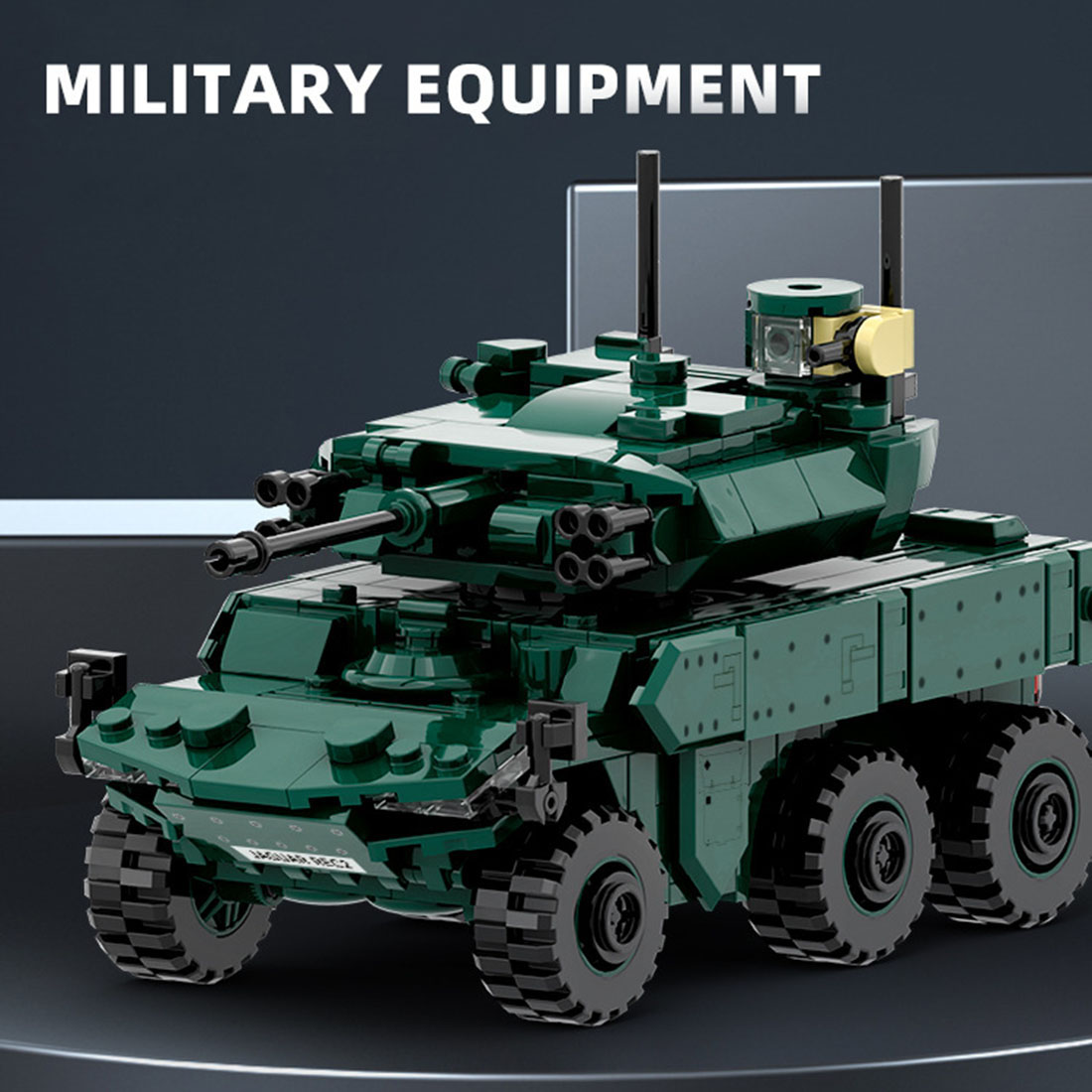 Panther Anti-aircraft Armoured Vehicle Model Building Blocks Set (381pcs)