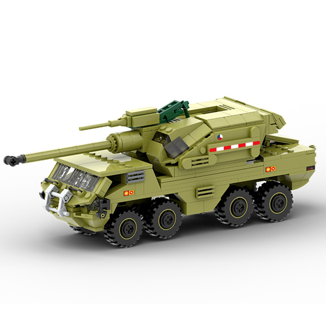 M2 Self-Propelled Artillery MOC Model DIY Assembly Building Blocks Set (425PCS)