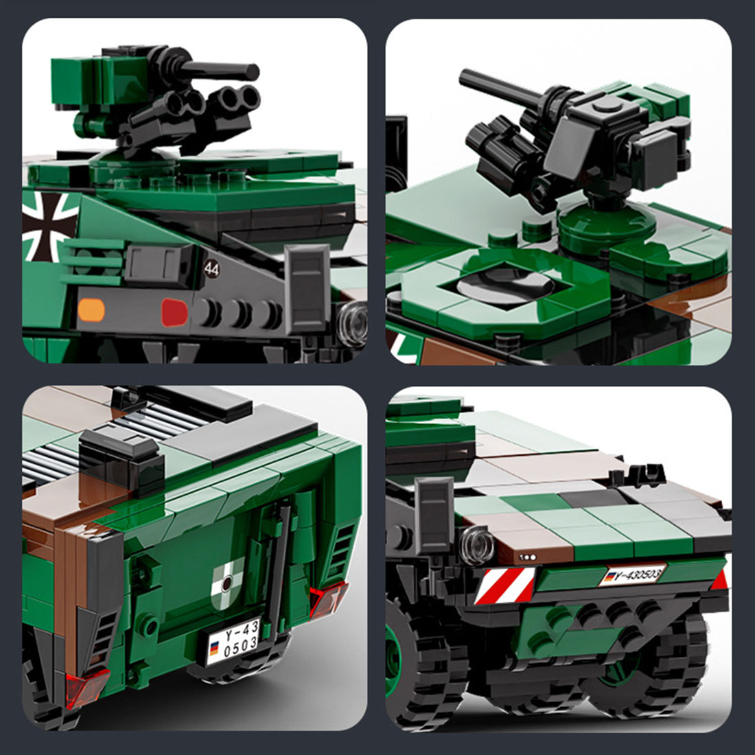 Boxer Armoured Vehicle Model Building Blocks Set (438pcs)