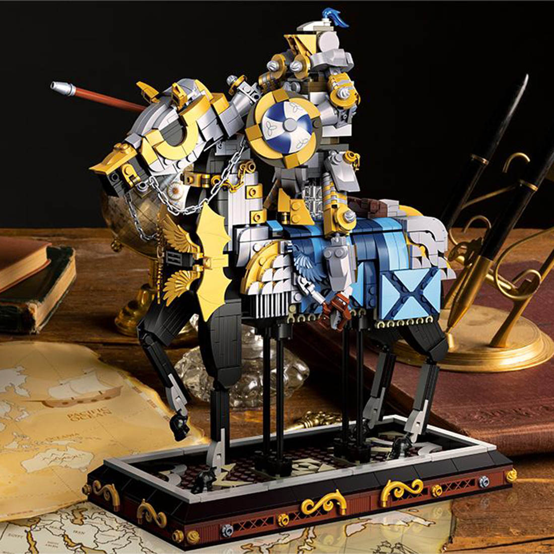 Medieval Knights MOC Model DIY Assembly Building Blocks Set (1247PCS)