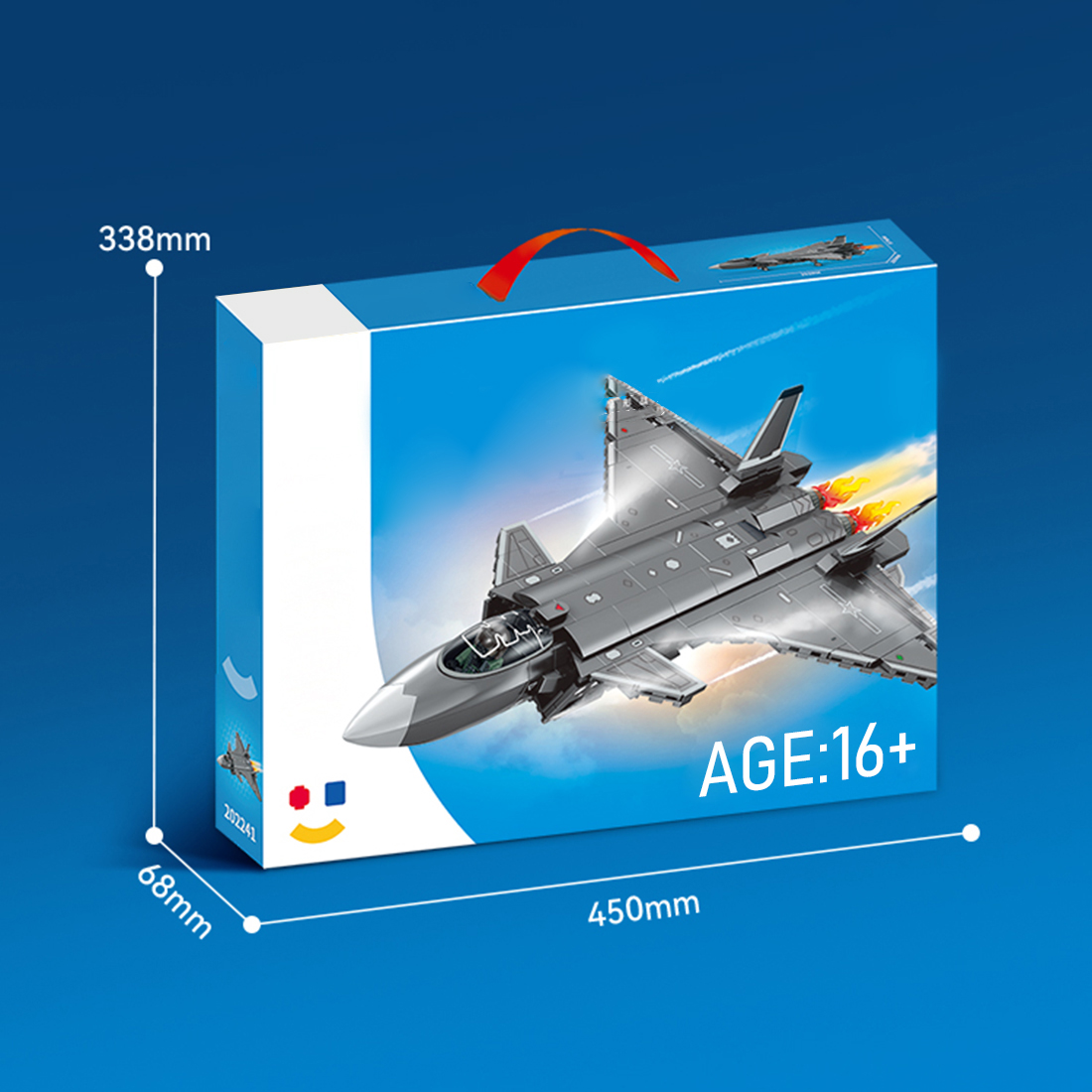 J-20 Stealth Fighter Model Building Blocks Set (585PCS)