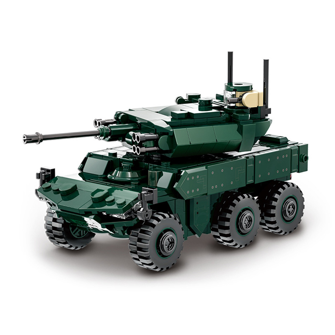 Panther Anti-aircraft Armoured Vehicle Model Building Blocks Set (381pcs)