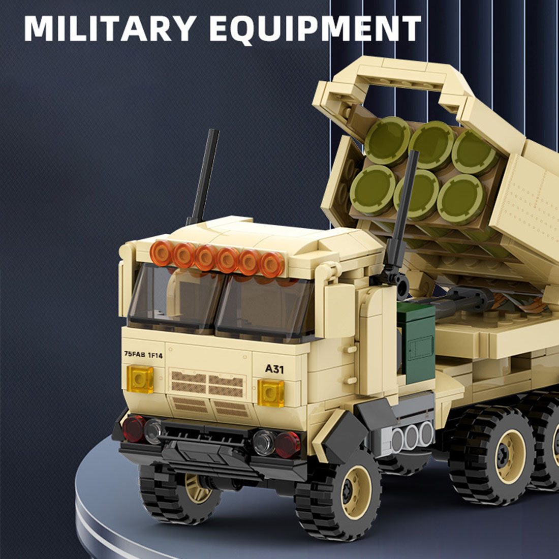 M142 Rocket Artillery MOC Model DIY Assembly Building Blocks Set (443PCS)