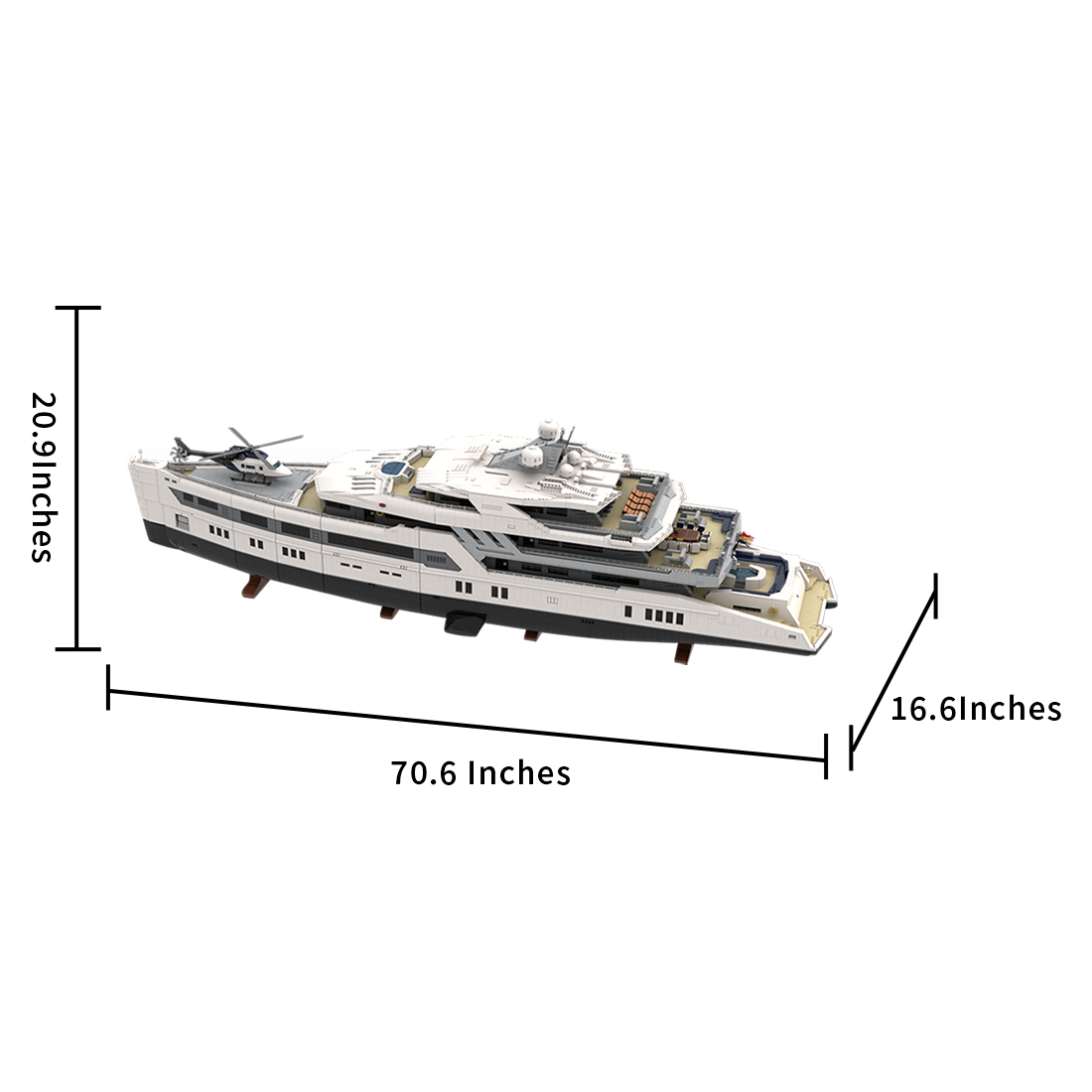 The Majestic Mega-Yacht Block Model: Deck 1 Bow Module – An Epic 1/38 Scale Building Project