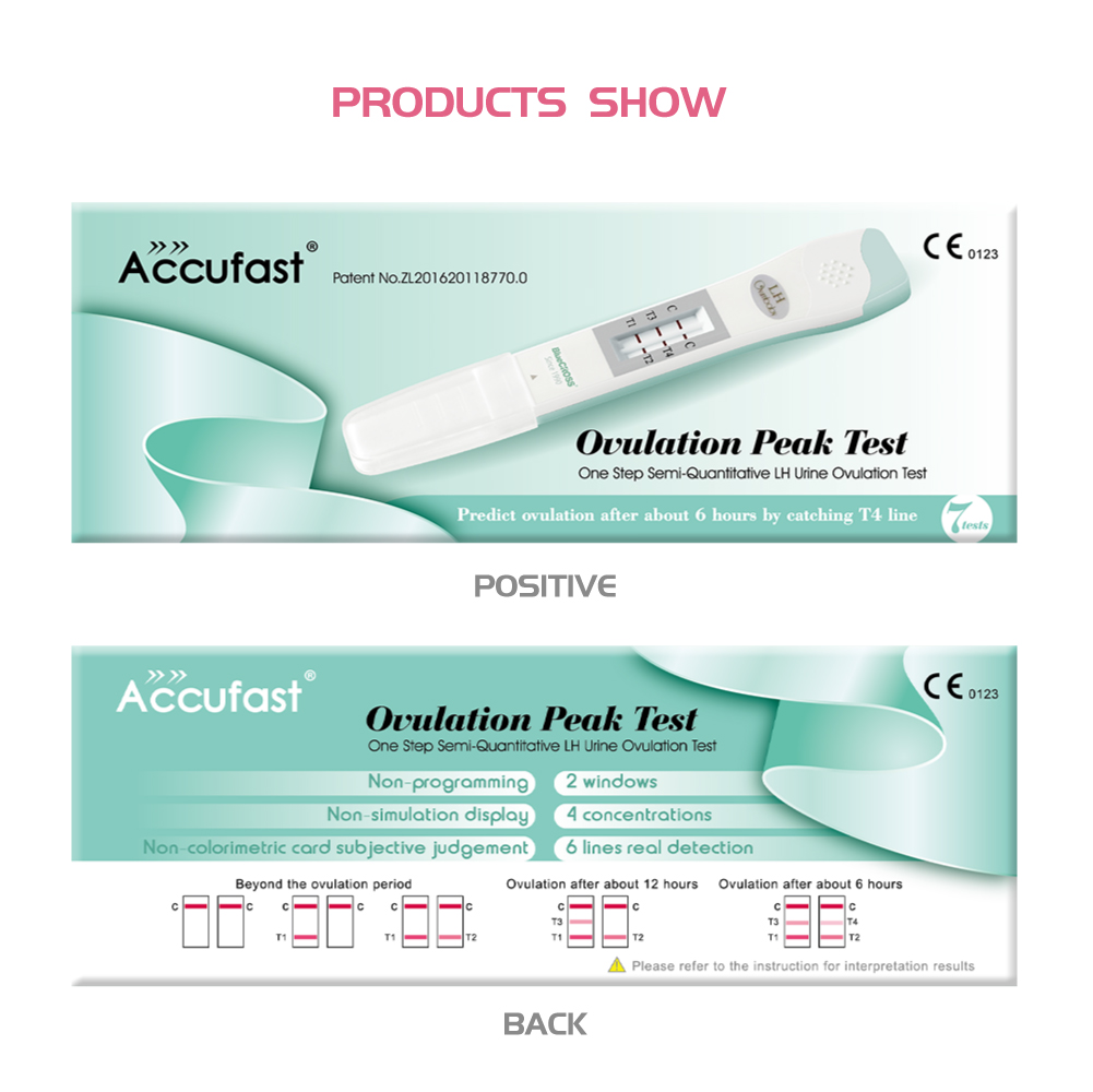 7Pcs LH Ovulation Test Kit-AccuFast
