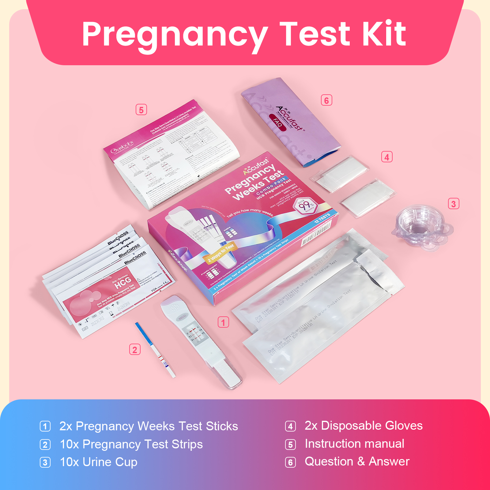Pregnancy Week Test Kit-AccuFast