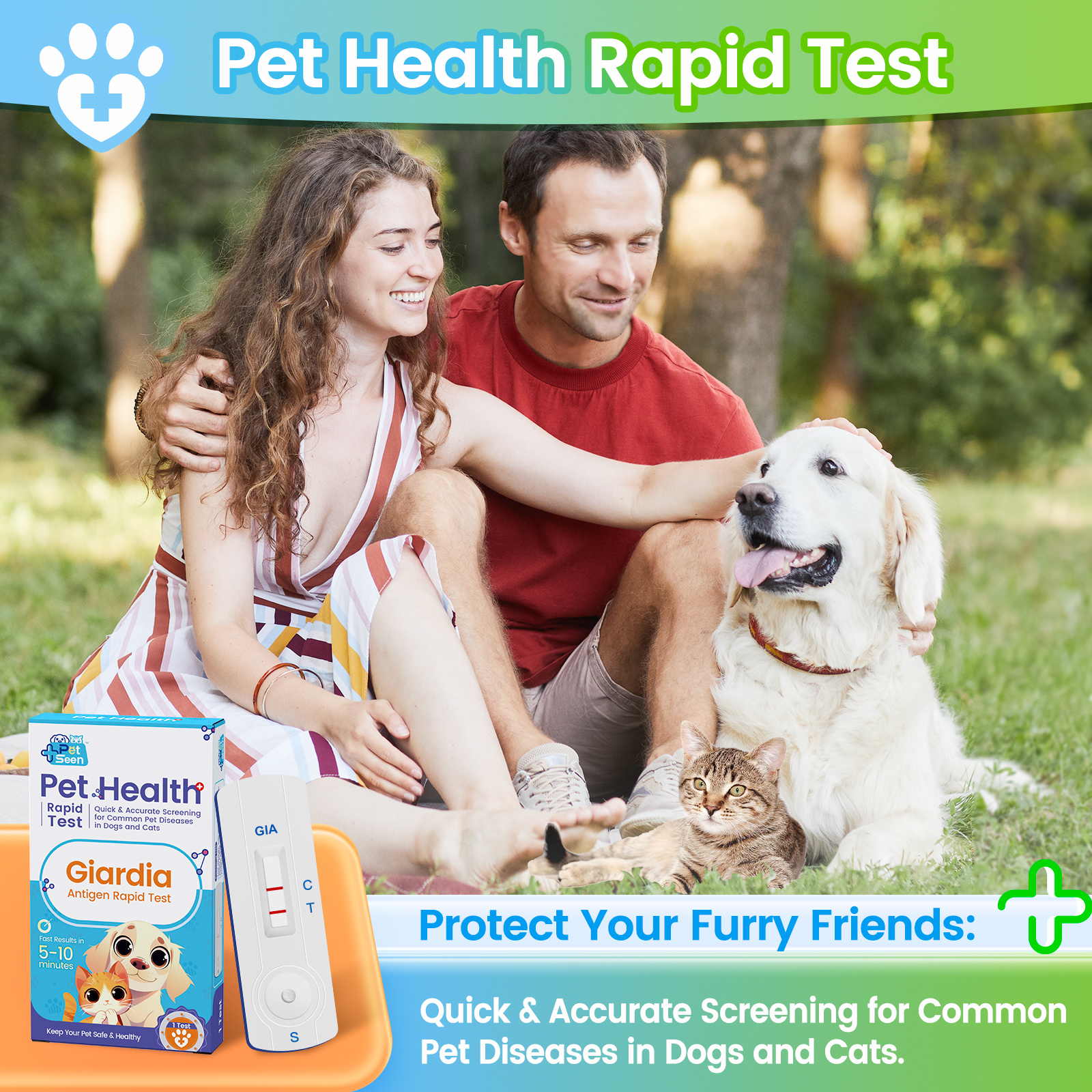 【 READY STOCK 】Test Kit Dog Cat Canine Distemper Virus Parvovirus Test Kit CCV/CDV/FPV/CPV